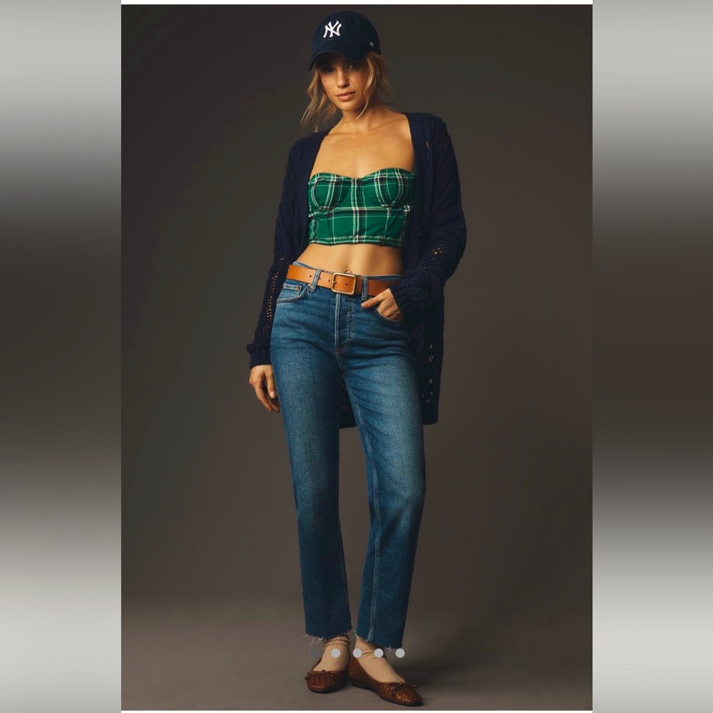 REDONE Originals 70s Stove Pipe High Rise Jeans Size 31, new with partia…